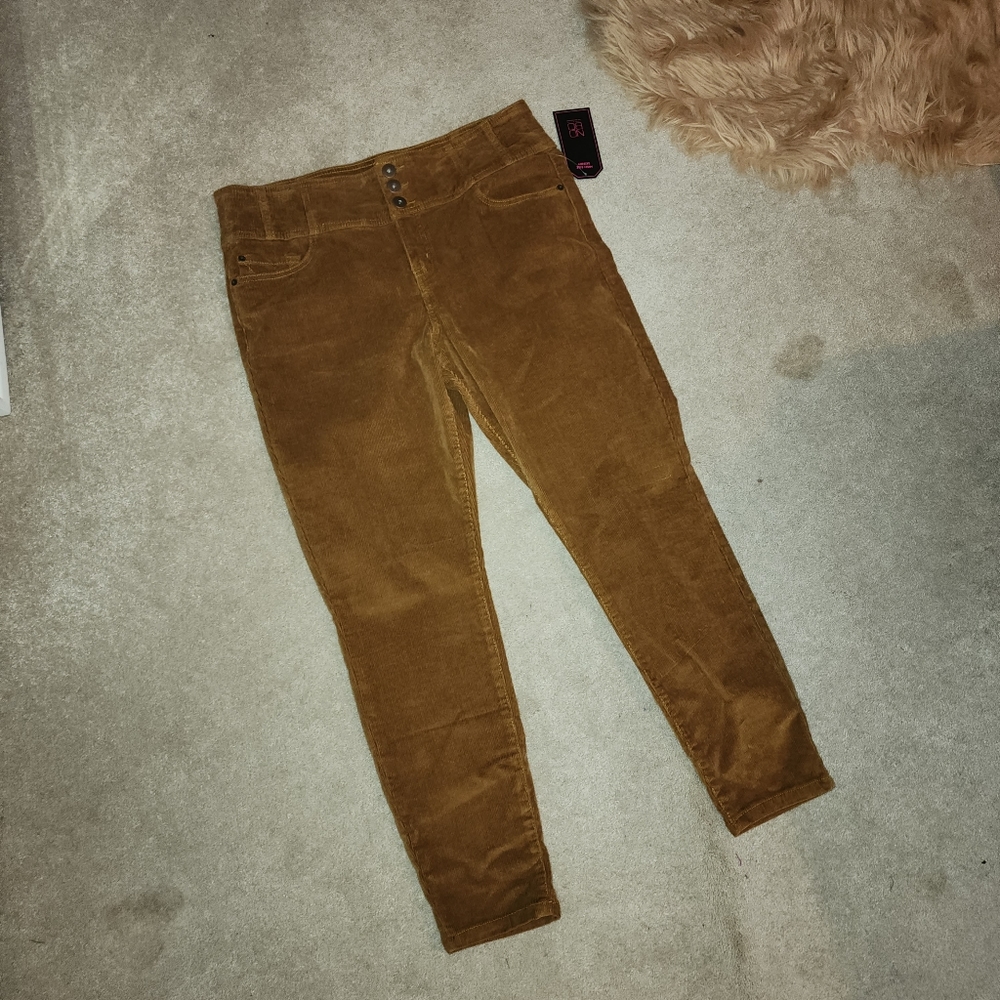 Corduroy Rust Skinny Pants